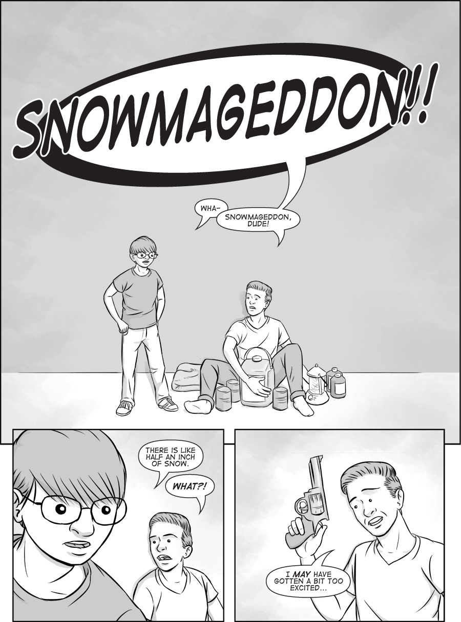 It's just some snow... MAGEDDON!